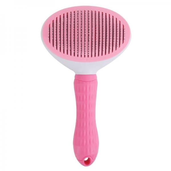 Button pet comb